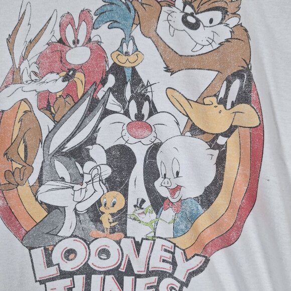 Loony tunes 100% Cotton white tshirt size large - Picture 4 of 4
